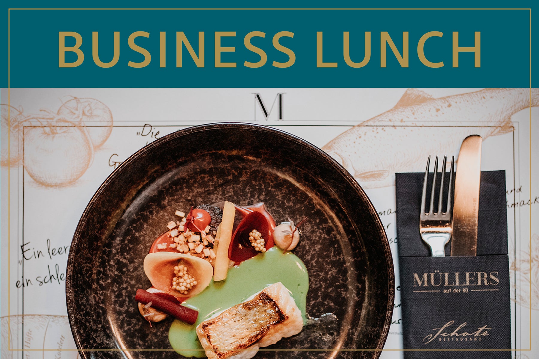 Teaserbild zu unserem "Business Lunch"-Angebot