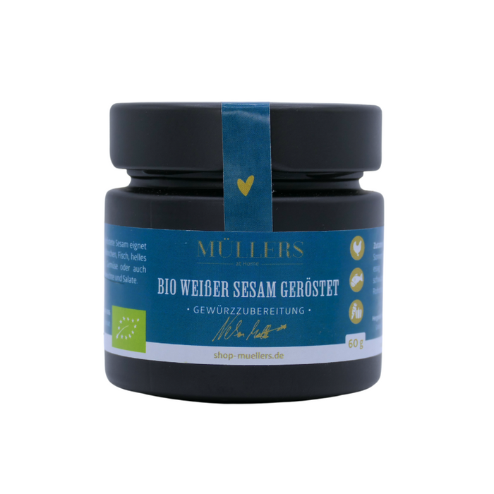 Bio Müllers at home - Weißer Sesam geröstet 60g