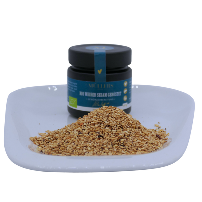 Bio Müllers at home - Weißer Sesam geröstet 60g