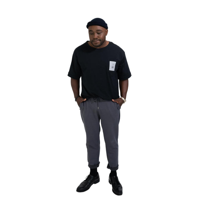 Müller & Müllerin Herren Oversized T-Shirt mit Brusttasche - Limitierte Kollektion