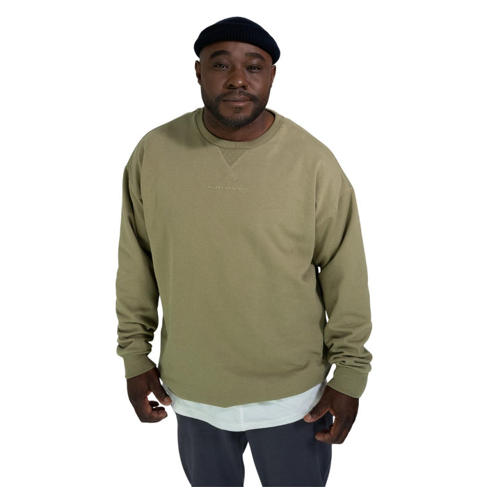 Müller & Müllerin Herren Sweatshirt Oversized Olive - Limitierte Kollektion
