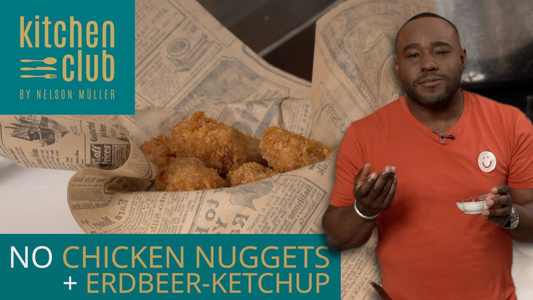 Kitchen Club by Nelson Müller - Vegane Chicken Nuggets mit Erdbeerketchup