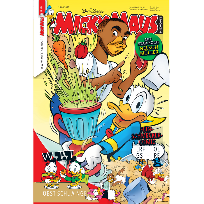 Micky Maus Magazin mit Nelson Müller