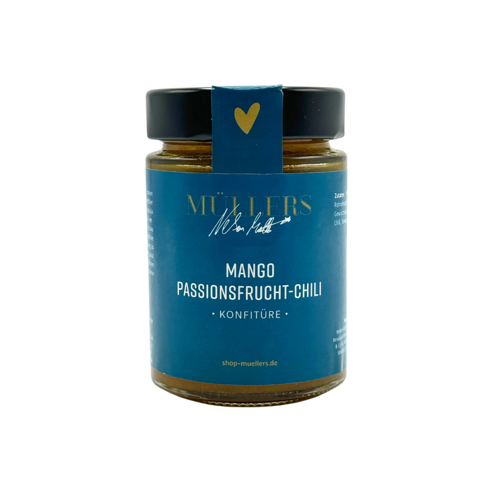 Müllers Konfitüre Mango-Passionsfrucht-Chili 180g