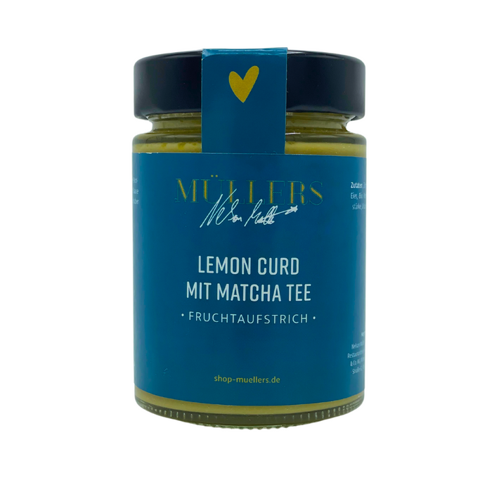 Müllers Fruchtaufstrich Lemon Curd Matcha Tee 170g